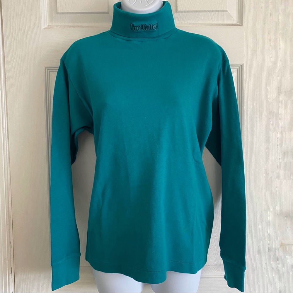 Vintage Medalist Sun Valley Turtleneck Embroidery